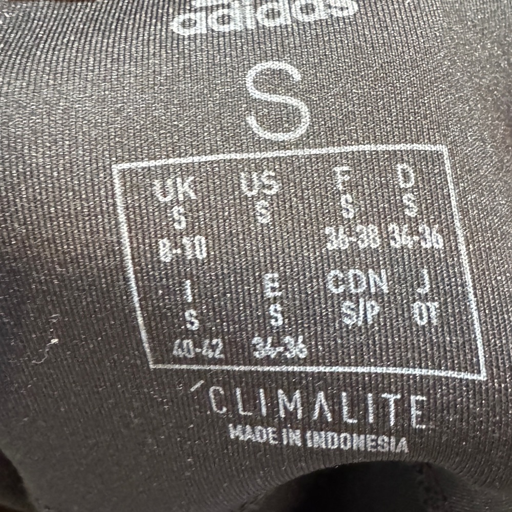 Adidas Ladies 3 Stripe Black Track Pants Size Small - Picture 2 of 2